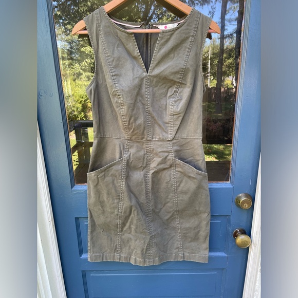 Boden Olive Khaki dress size 6r - Picture 2 of 7